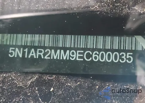 2014 Nissan Pathfinder S/Sv/Sl/Platinum из США, поврежденный, VIN 5N1AR2MM9EC600035